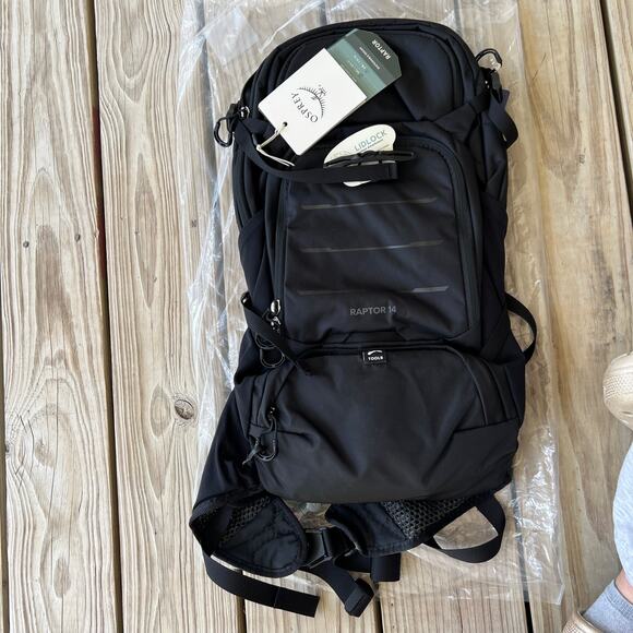 Osprey Raptor 14L Men's Mountain Biking Backpack with Hydraulics Reservoir NWT - Picture 4 of 11
